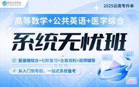 2025云南专升本系统无忧班（数学+英语+医学综合）