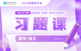  2025海南專升本習題課（數(shù)學+語文）