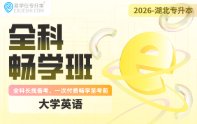 2026湖北专升本全科畅学班【大学英语】湖北专享