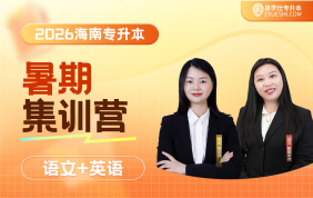 2026海南專升本暑期集訓(xùn)營（大學(xué)語文+大學(xué)英語）