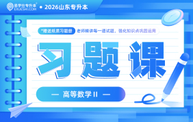 2026山东专升本习题课（高等数学二）