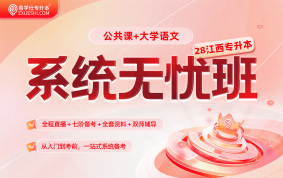 2028江西专升本系统无忧班【语文+公共课】