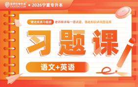 2026宁夏专升本习题课（文科）