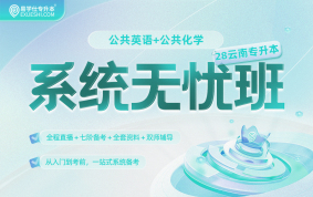 2028云南专升本系统无忧班（公共英语+公共化学）