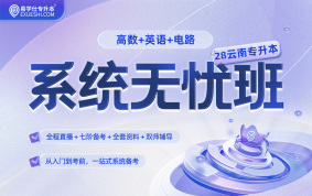 2028云南专升本系统无忧班（高等数学+公共英语+电路）