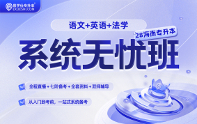 2028海南专升本系统无忧班（语文+英语+法学）