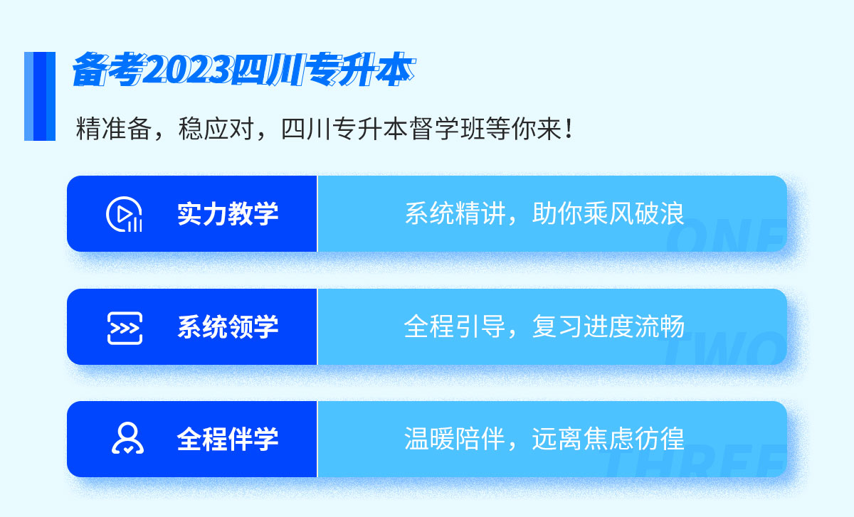 2023四川专升本理科督学私教班（大学英语、计算机、高等数学）3