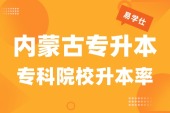 26年内蒙古各专科院校升本录取情况汇总，最高有67%！