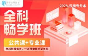2028云南专升本全科畅学班